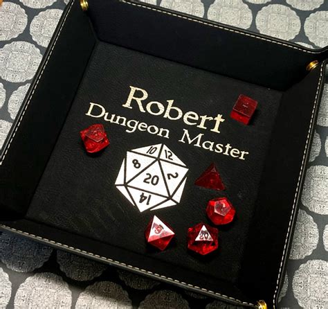 Dice Trays DnD Dice Tray Personalized Dice Tray Tabletop | Etsy