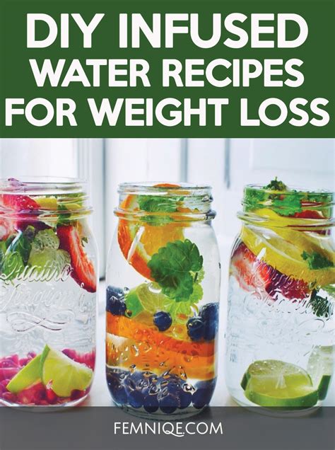 DIY Fruit Infused Water Recipes For Weight Loss - Femniqe