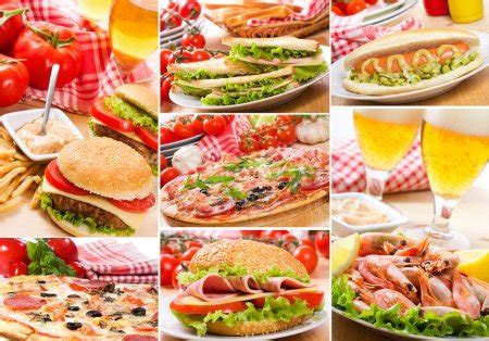 Collage of fast food — Stock Photo © Nitrub #9131620