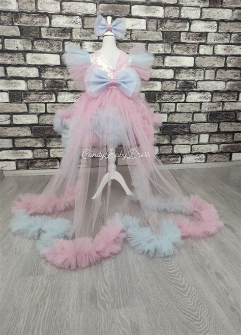 Pink Unicorn Costume,luxury Unicorn Dress,flower Birthday Outfit,baby ...