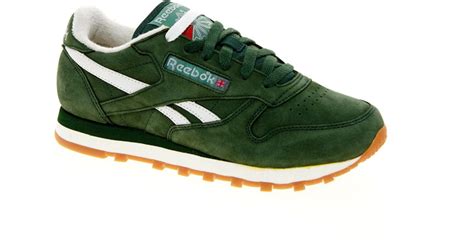 Reebok Classic Vintage Green Trainers for Men | Lyst