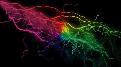 Weird Rainbow Lightning by CarsonHill on deviantART