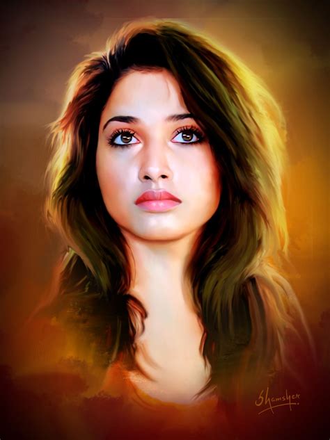 digital painting bollywood actres | Digital painting portrait, Woman ...