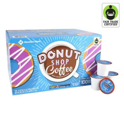 Member’s Mark Donut Shop Medium Roast Coffee Pods, 100 ct. - Sam's Club