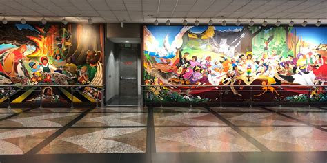 How Denver Airport’s Murals Feed Conspiracy Theorist | Painting Location and Meaning