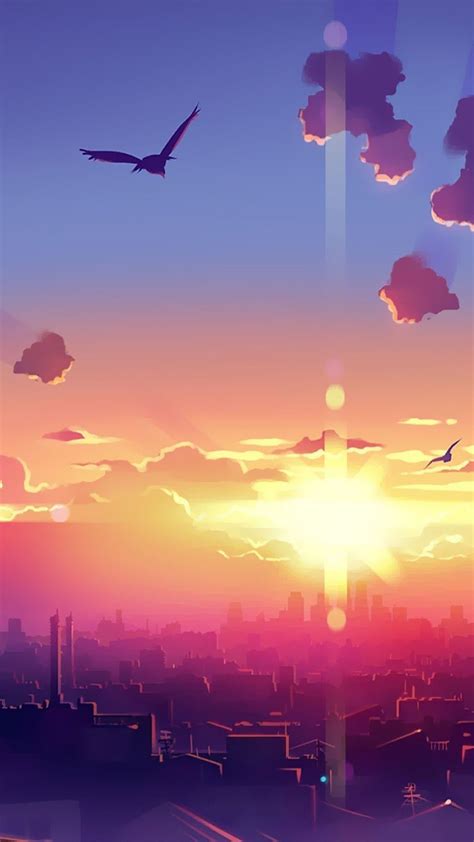 Anime Scenery Wallpaper Morning - Anime Wallpaper HD