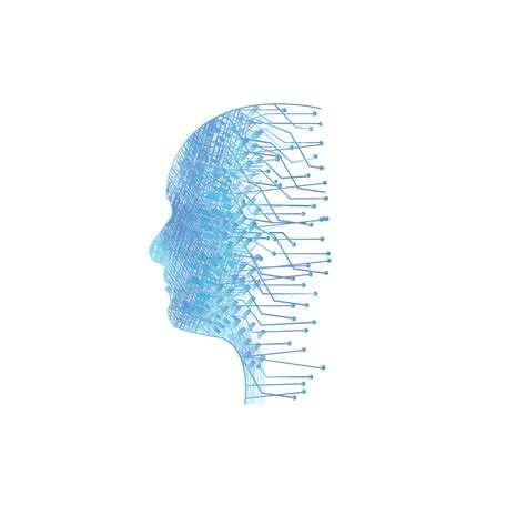 Particle Artificial Intelligence Human Face PNG, Vector, PSD, and ...