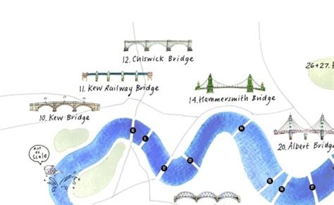 Map Of London Bridges Over The Thames_ – Map Of Us Topographic