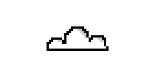 Cloud pixel art