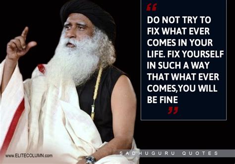 12 Best Life Quotes From Sadhguru Jaggi Vasudev | EliteColumn