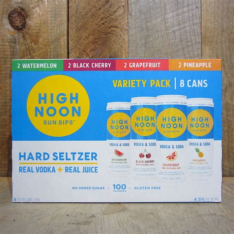 High Noon Hard Seltzer Variety Pack (8-Pack) - Oak and Barrel