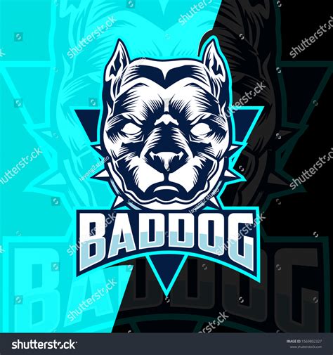 Bad Dog Mascot Esport Logo Design Stock Vector (Royalty Free) 1569802327 | Shutterstock