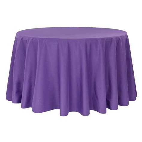 Polyester Round Tablecloth - Purple Linen | Buy Online in South Africa | takealot.com