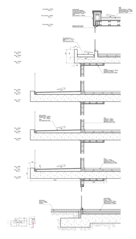 1:20 Detail Section | Construction details architecture, Architectural section, Architecture details