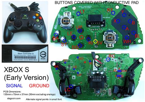 Gaming, Gadgets, and Mods: Xbox 360 and Original Xbox controller PCB ...