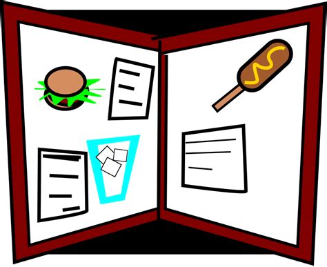 Free Restaurant Menu Clipart, Download Free Restaurant Menu Clipart png ...