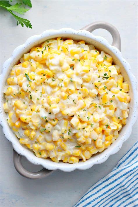 Creamed Corn Recipe - Crunchy Creamy Sweet