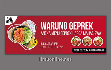 √ Download Banner Spanduk Warung Format Corel (CDR)