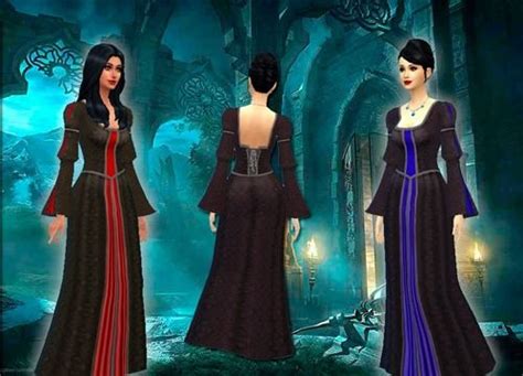 Vampire gowns | Vampire dress, Sims 4 dresses, Vampire gown