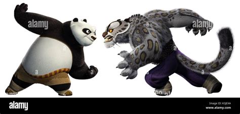 KUNG FU PANDA JACK BLACK voices Po, IAN McSHANE voices Tai Lung KUNG FU PANDA Date: 2008 Stock ...