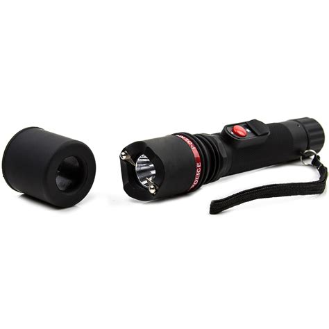 Stun Gun POLICE 305 With LED Flashlight & Safety Cap Rechargeable | PoliceMart | Self Defense ...