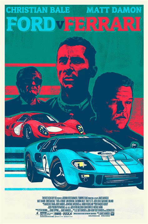 Ford v Ferrari – Poster Posse Vintage Poster Art, Movie Poster Art ...