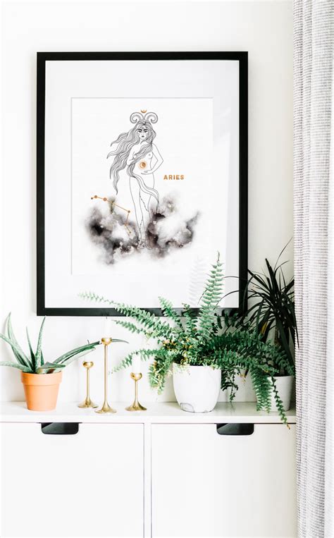 Aries Zodiac Sign | Constellation Astrology Art Print | Wall Art – ARRA Creative