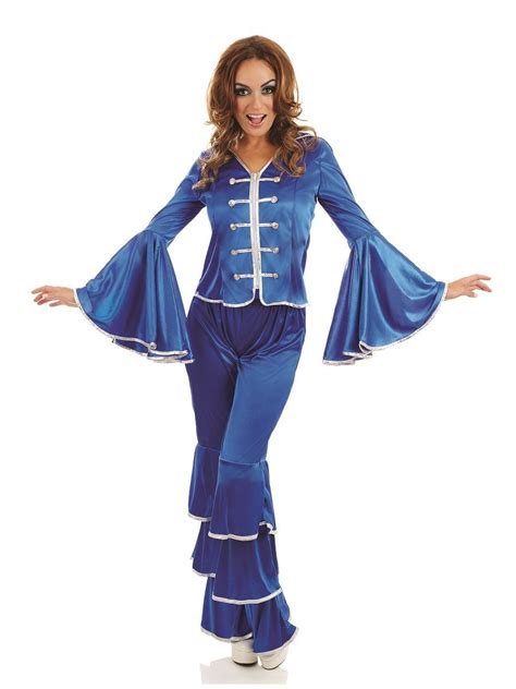 70's Blue Abba Dancing Queen Costume (4197) | Dancing queen costume ...