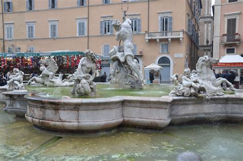 Fountain of Neptune - Piazza Navona, Rome