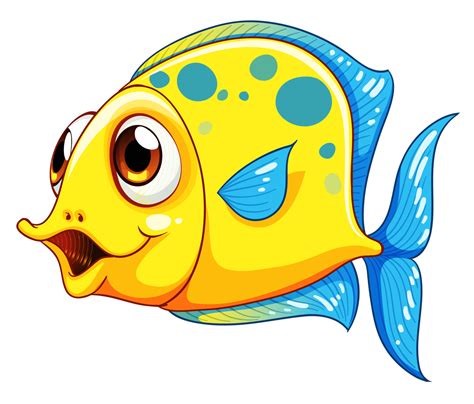 Yellow Fish Clipart | Free download on ClipArtMag