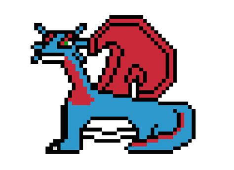 Pixel Salamence by Magicthekirby on DeviantArt