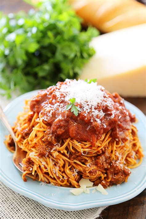 spaghetti bolognese sauce