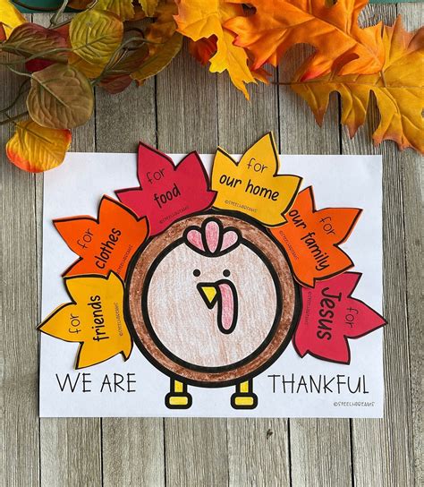 Thanksgiving Bible Craft for Kids: Thankful Turkey Church or Sunday ...