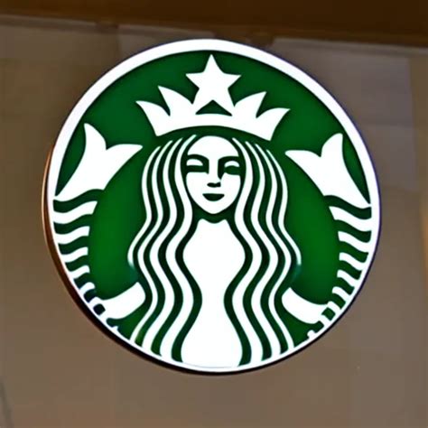 starbucks logo with a male mermaid | Stable Diffusion