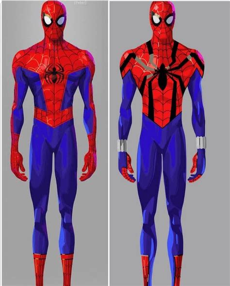 Peter parker suit in spider man into the spiderverse – Artofit