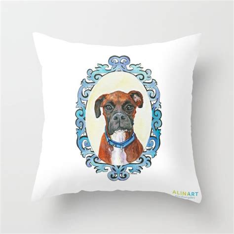 Boxer dog throw pillow | Dog throw, Boxer dogs, Pillows