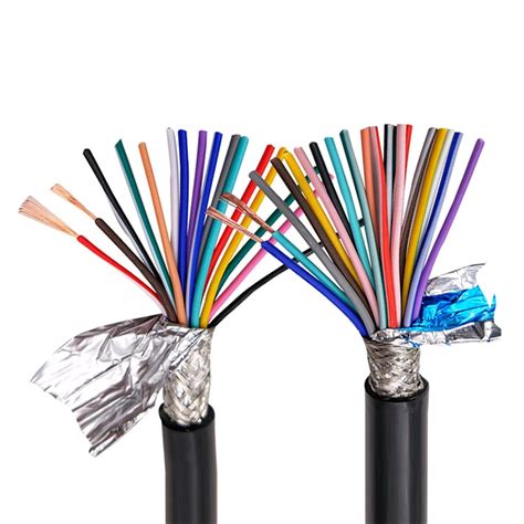 Multi-core Shielded Cable RVVP24AWG 0.2mm2 3 4 5 6 8 10 12 14 16 20 24 core Anti-Interference ...