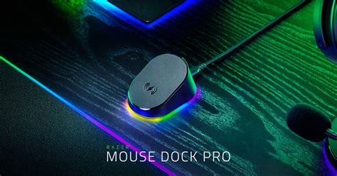 Wireless Mouse Charging Dock with 4K Hz Polling Rate - Razer Mouse Dock Pro