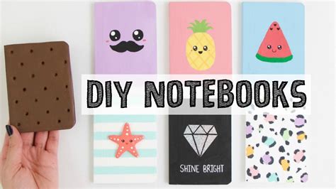 7 DIY NOTEBOOKS IDEAS - School Supplies You NEED To Try! - YouTube