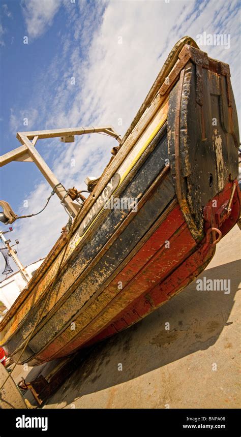 Filey Fishing Boat Stock Photo - Alamy