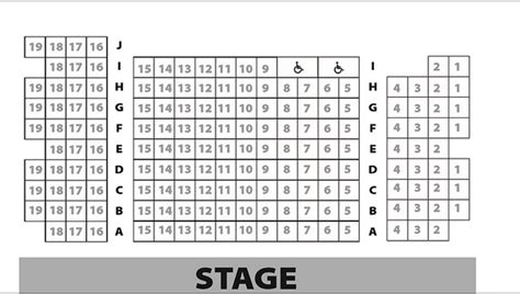 THEATRE SEATING CHART | Barn Theatre