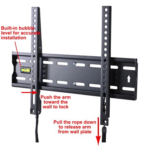 VideoSecu TV Wall Mount for VIZIO 32 39 40 43 48 50 55 Inch D40f-E1 D43 ...