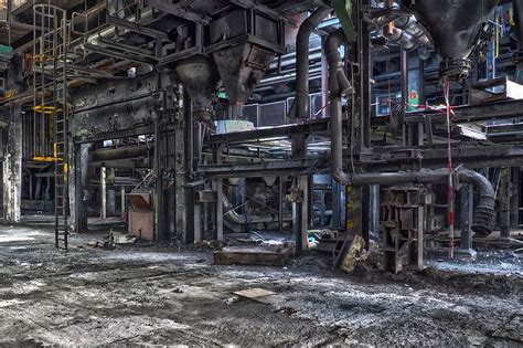 HD wallpaper: lost places, factory, hall, industry, abandoned, trades ...