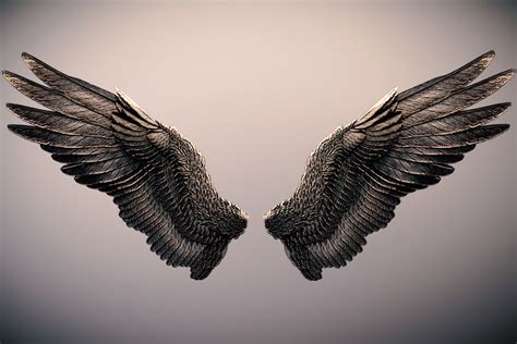 Angel wings 3d model - plejust