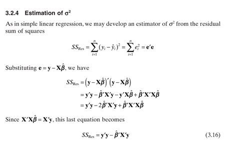 Why is $X\hat{\beta}$ regarded as $y$ in multiple linear regression ...