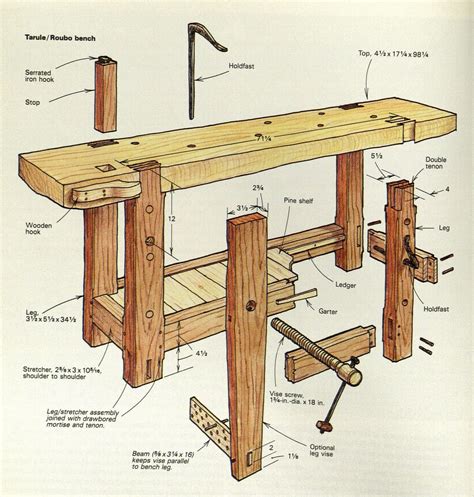 Free Workbench Plans Wood - Image to u