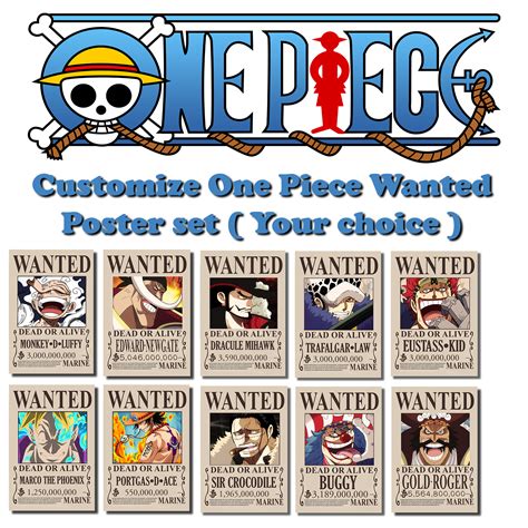 One Piece Wanted Poster Luffy