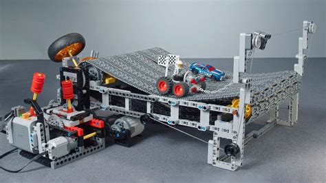 Functional Classic Car Simulation Video Game Created With LEGO Technic