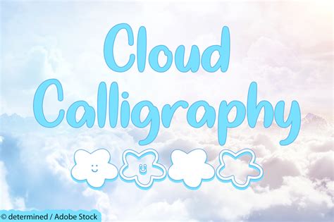 Cloud Calligraphy Font | dafont.com