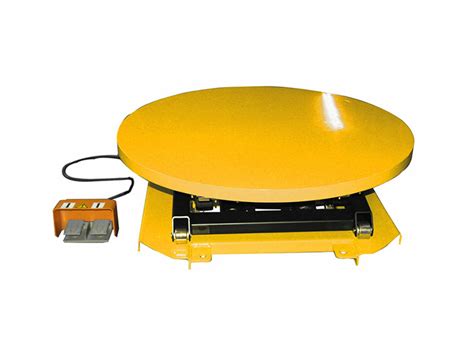 ESP Electric Rotating Lift Table 360 ° Rotating Stationary Lift Platform Capacity 2000Kg